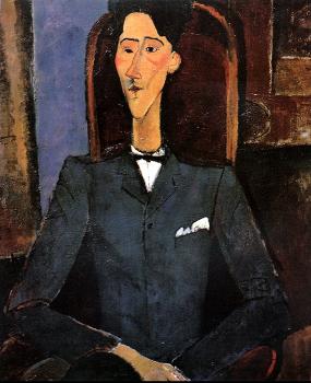 阿米地奧 莫迪裡阿尼 Portrait of Jean Cocteau